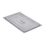 Thumbnail image #1 for Cambro Camwear® 10CWCH135 Full-Size Polycarbonate Food Pan Cover with Handle, Clear Case of 6