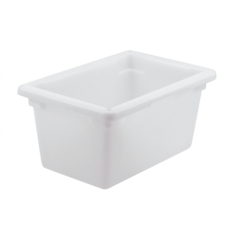 Product image #1 for Winco Half-Size 9-Inch Deep White Polypropylene Food Storage Box, 5 Gallon