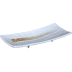 Thumbnail image #1 for Town Equipment Sands of Goa J1-2668 Rectangular China Serving Platter, 10-1/2 x 4-1/2 Inches Case of 2