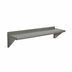 Thumbnail image #1 for BlendPort® 72 Inch x 12 Inch Wall-Mounted Stainless Steel Wall Shelf