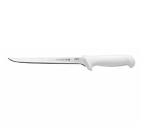 Mundial Pro Series 8-Inch Narrow Stiff Boning Knife with White Polypropylene Handle