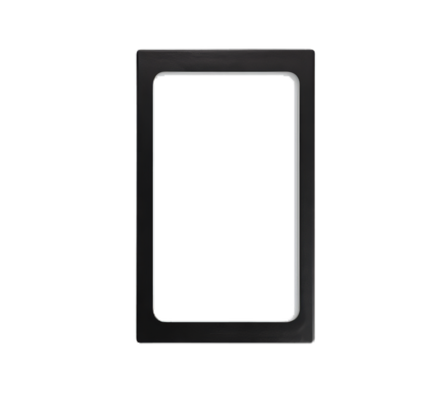 Product image #1 for Vollrath Miramar Solid Black Thermoset Adapter Plate Template for 1 40006 Decorative Pan