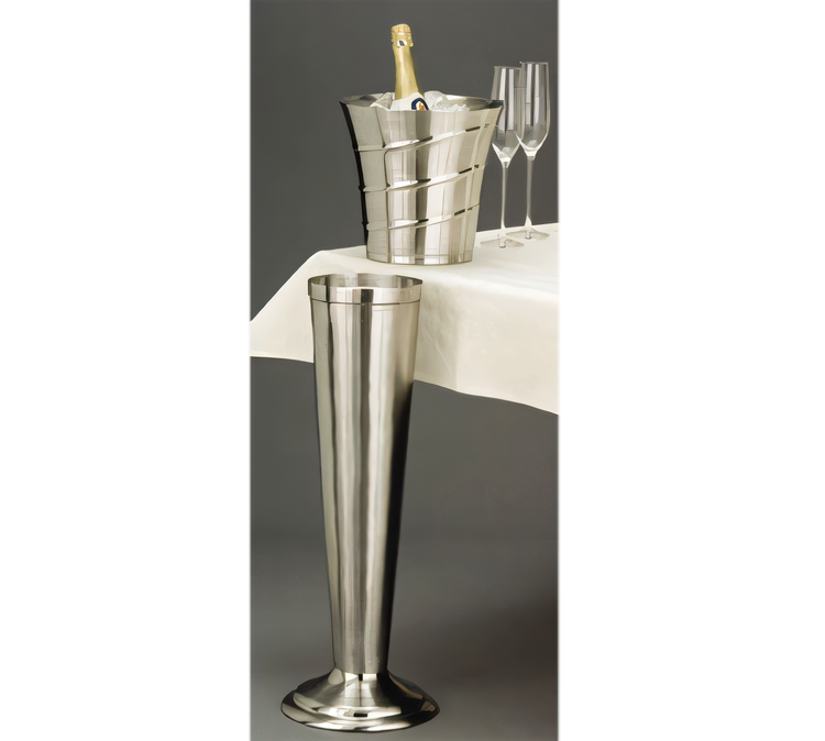 Product image #1 for American Metalcraft Swirl Embossed Double-Wall Insulated Wine Bucket, 5 Qt.