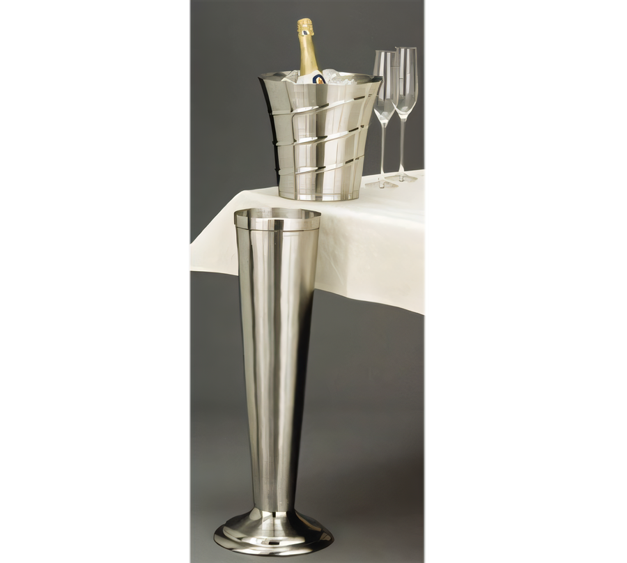 Product image #1 for American Metalcraft Swirl Embossed Double-Wall Insulated Wine Bucket, 5 Qt.