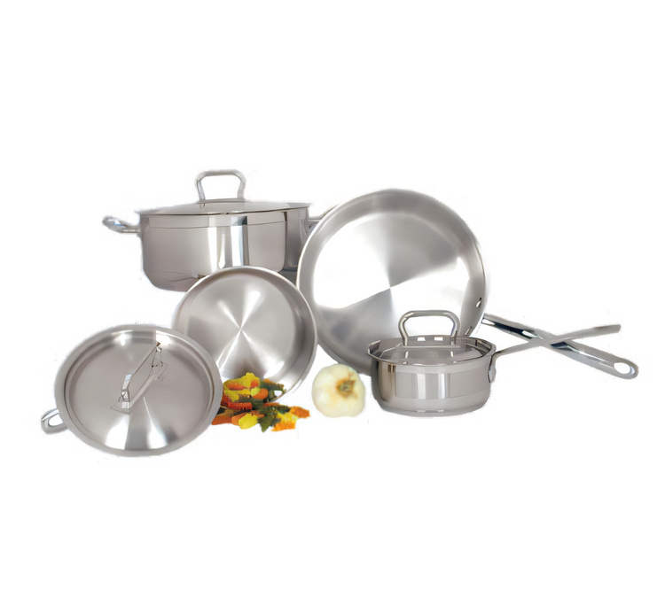 Product image #1 for Deluxe 7-Piece Induction-Ready Stainless Steel Cookware Set