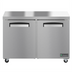 Thumbnail image #1 for Hoshizaki Economy Series Two-Section Undercounter Freezer, 12.09 Cu. Ft., Rear-Mounted Self-Contained, Stainless Steel