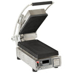 Thumbnail image #1 for Star (Middleby) Pro-Max 2.0 PGT7IEA-230V Countertop Panini Press Sandwich Grill, Grooved Cast Iron Plates, Electronic Timer Controls, 230V