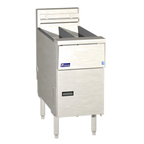 Thumbnail image #1 for Pitco Frialator (Middleby) Solstice SE14T Electric Floor-Model Commercial Deep Fryer with Split Frypot, Dual 20–25 lb Tanks, 17 kW