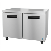 Hoshizaki Steelheart UF48B 48-Inch Two-Section Undercounter Freezer, 13.66 Cu. Ft.