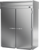 Thumbnail image #1 for Beverage-Air P-Series Extra Tall Two-Section Roll-Thru Freezer, Top-Mount Self-Contained, Stainless Steel, 85.8 Cu. Ft. (PFT2XTHC-1AS)