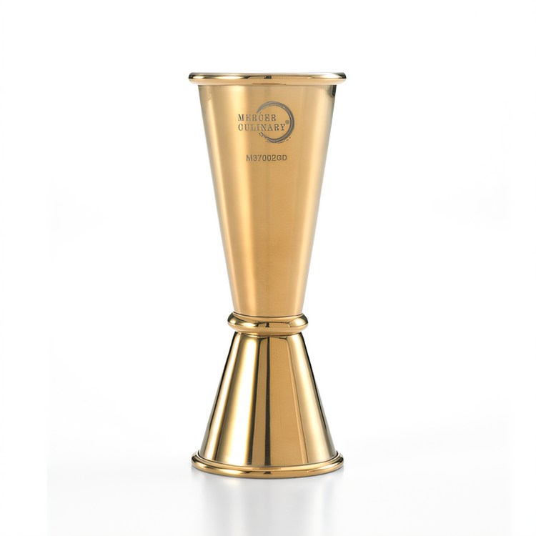 Product image #1 for Barfly Japanese Style Double Jigger, 25/50 mL, Gold-Plated 18/8 Stainless Steel