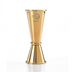 Thumbnail image #1 for Barfly Japanese Style Double Jigger, 25/50 mL, Gold-Plated 18/8 Stainless Steel