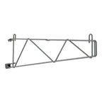 Thumbnail image #1 for Metro SmartWall SWS24K4 Single Shelf Support for 24 in Deep Shelf, Gray Epoxy-Coated Finish