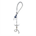 Thumbnail image #1 for T&S Brass B-2338-08 Deck Mount Single-Hole Pre-Rinse Unit with Add-On Faucet and 12-Inch Swing Nozzle