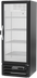 Thumbnail image #1 for Beverage-Air MarketMax 12.06 Cu. Ft. Black Single-Section Reach-In Glass Door Merchandiser with Electronic Lock