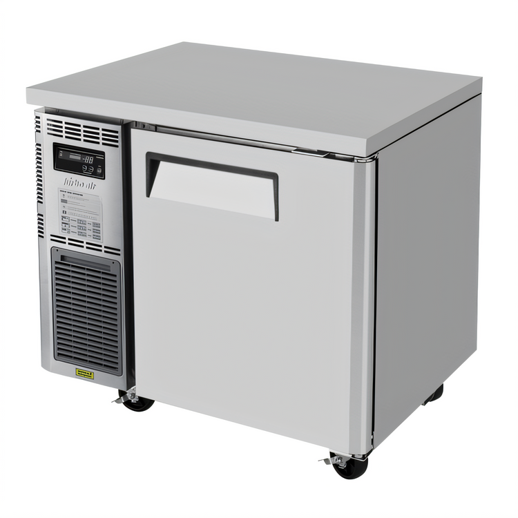 Product image #1 for Turbo Air J Series JUR-36-N6 One-Section Undercounter Refrigerator with Solid Door, Side-Mount Self-Contained Compressor, 6.37 Cu. Ft., 115V