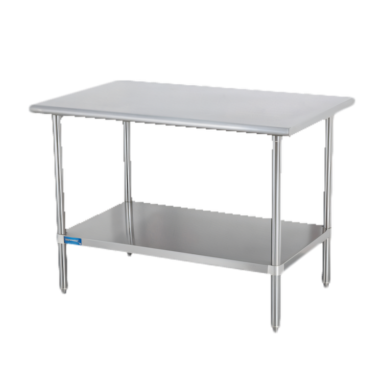 Product image #1 for Sapphire Manufacturing 72 Inch x 24 Inch Stainless Steel Work Table with Adjustable Undershelf