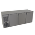 Thumbnail image #1 for Glastender CP1FL72 72-Inch Pass-Thru Three-Section Front-Serviced Low-Profile Back Bar Cooler