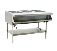 Eagle Group SHT3-208-X 48-Inch Sealed Well Electric Hot Food Table, Open Base, 3 Wells