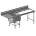 Thumbnail image #1 for Spec-Master FNP Series 1-Compartment Stainless Steel Prep Sink with Right-Hand Drainboard and Trough Prep Area