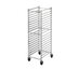 Thumbnail image #1 for Channel Manufacturing Knock-Down Aluminum End-Load Bun Pan Rack with 5-Inch Casters, 15-Pan Capacity