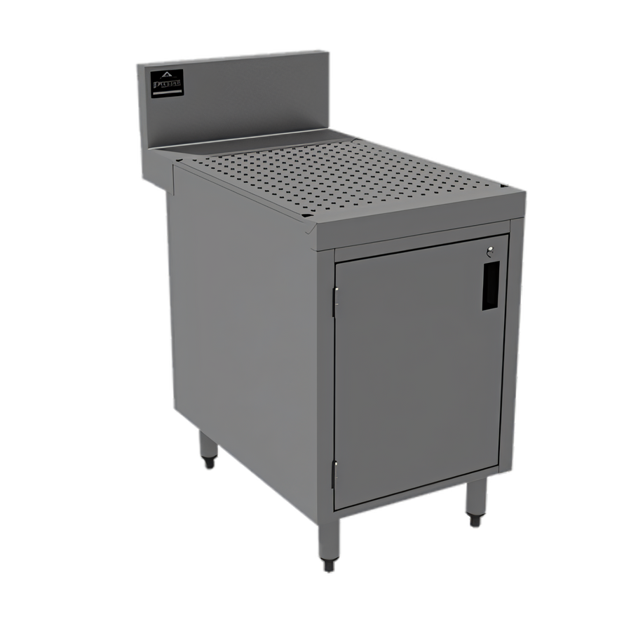 Product image #1 for Advance Tabco Prestige Underbar Drainboard Cabinet, 12" x 30", Stainless Steel, Freestanding