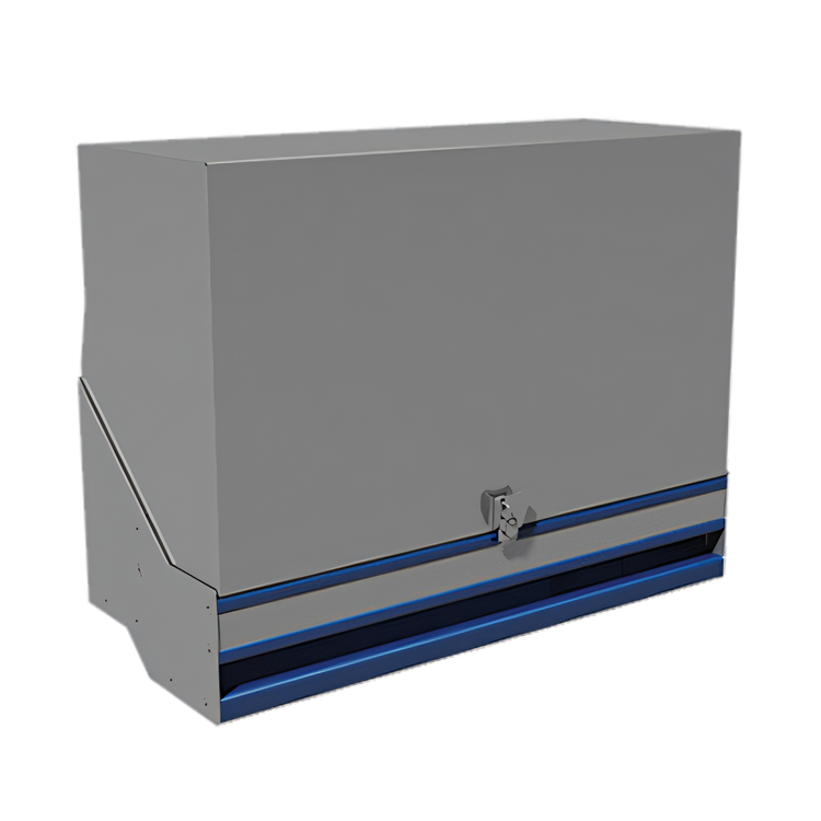Product image #1 for Advance Tabco Prestige Supreme Double-Tier Stainless Steel Speed Rail with Locking Cover, 18 Inch, 8 Bottle Capacity