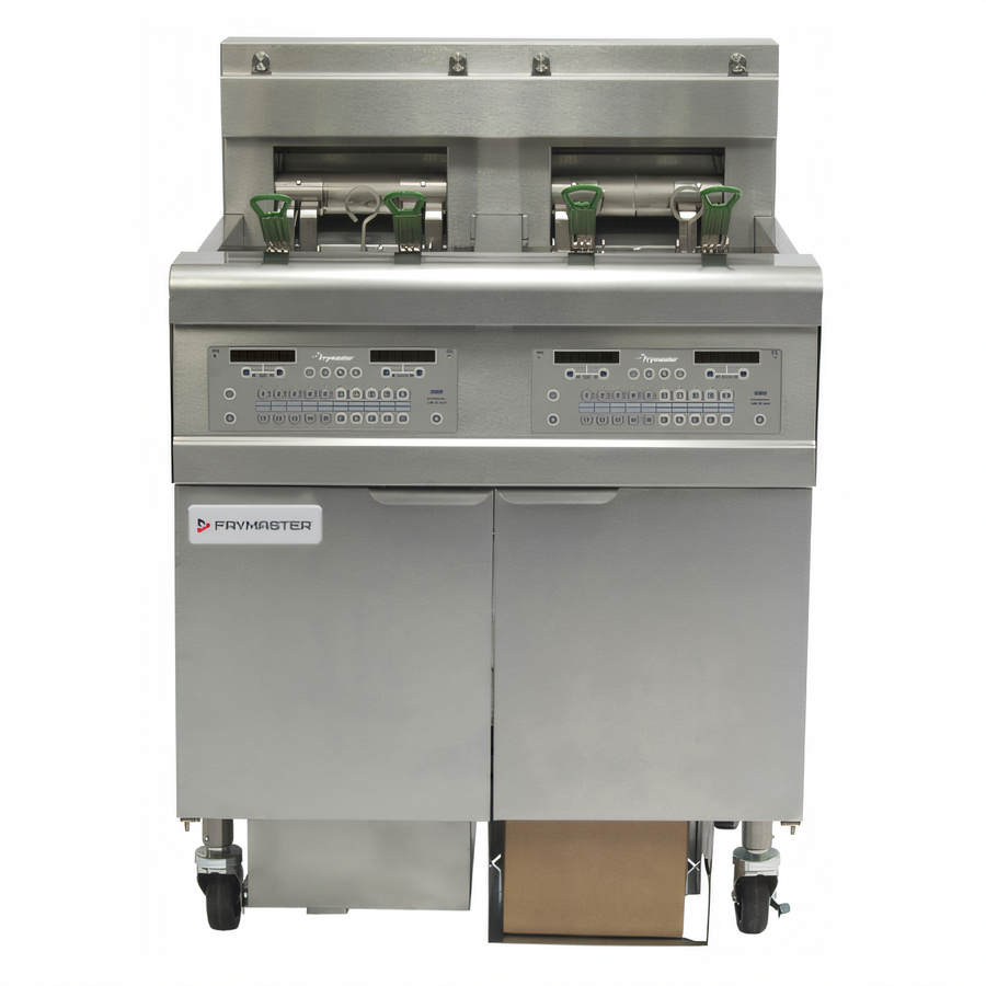 Product image #1 for Frymaster OCF30 Electric Oil-Conserving Open-Pot Fryer Battery, 2 x 30 lb Tanks, Built-In Filtration