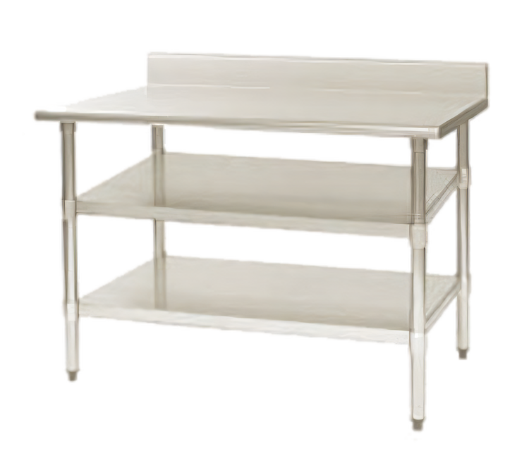 Product image #1 for Adjustable Galvanized Work Table Undershelf, 48" W x 30" D