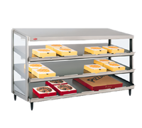 Hatco Glo-Ray Countertop Pass-Thru Pizza Warmer with Triple Slant Shelves, 48 x 18-Inch