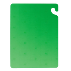 Thumbnail image #1 for CFS Brands Cut-N-Carry CB121812GN Green Co-Polymer Cutting Board with Food Safety Hook, 12 x 18 x 1/2 Inch Case of 6