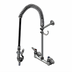 Thumbnail image #1 for T&S Brass EasyInstall 8-Inch Wall-Mount Pre-Rinse Filler Unit with 18-Inch Riser and 44-Inch Hose