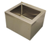 Thumbnail image #1 for Serv-Ware 25-Inch Floor Mounted Stainless Steel Mop Sink with Drain Basket