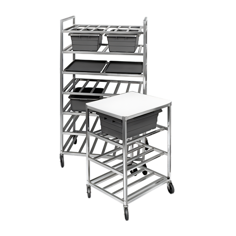 Product image #1 for Extra Heavy-Duty Universal Lug Rack, 7 Shelves, 40 x 28.5 x 70.25 Inches, Aluminum, Side Load