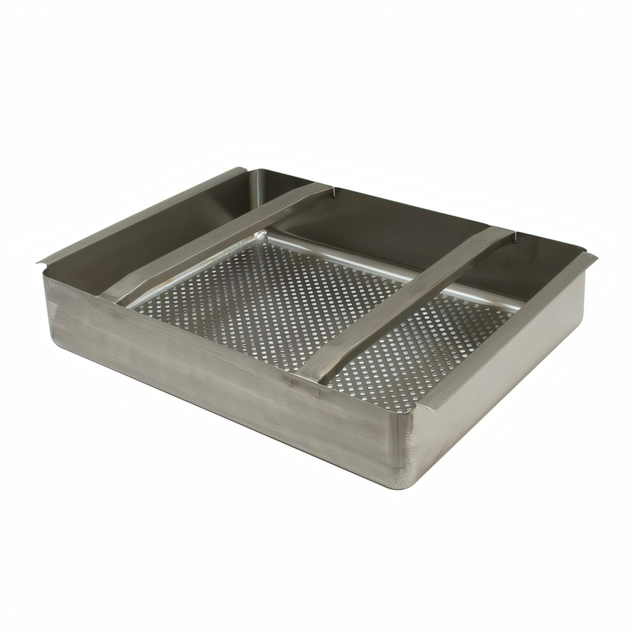 Product image #1 for Advance Tabco DTA-125 Pre-Rinse Basket with Slide Bar for 16"W x 20"D Fabricated Sink Bowls