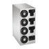 Thumbnail image #1 for Vollrath Stainless Steel Vertical Countertop Cup Dispenser Cabinet, 4-High, 4-Sleeve Capacity