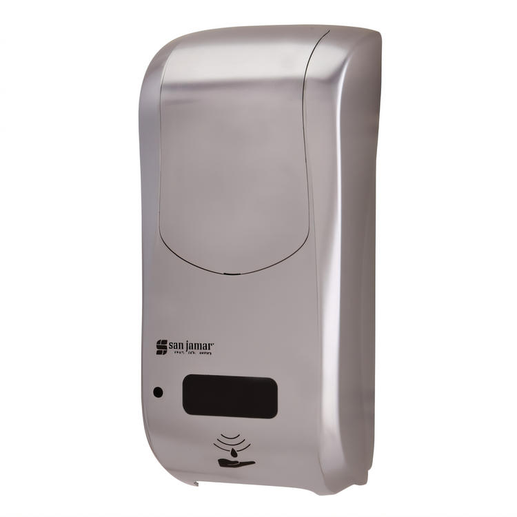 Product image #1 for Summit Rely Hybrid Touchless Wall-Mounted Foam Soap Dispenser, 900 mL, Stainless Steel Look