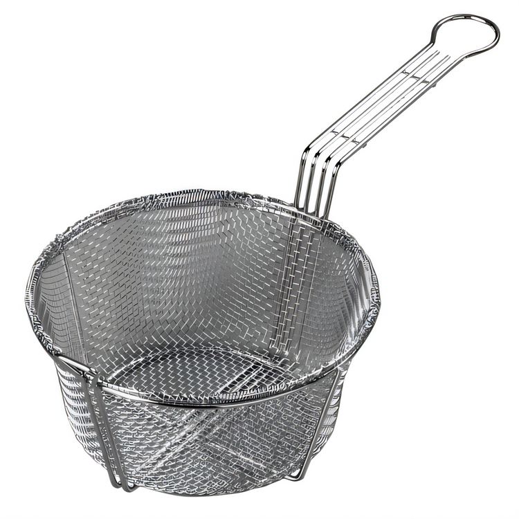 Product image #1 for Carlisle 8-3/4-Inch Round Mesh Fryer Basket with 7-1/2-Inch Handle