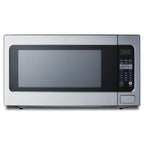 Thumbnail image #1 for Summit Commercial Summit Appliance SMBI27TK27 Commercial Built-In Microwave Oven with Trim Kit, 2.2 Cu. Ft., 1200 Watts, Stainless Steel