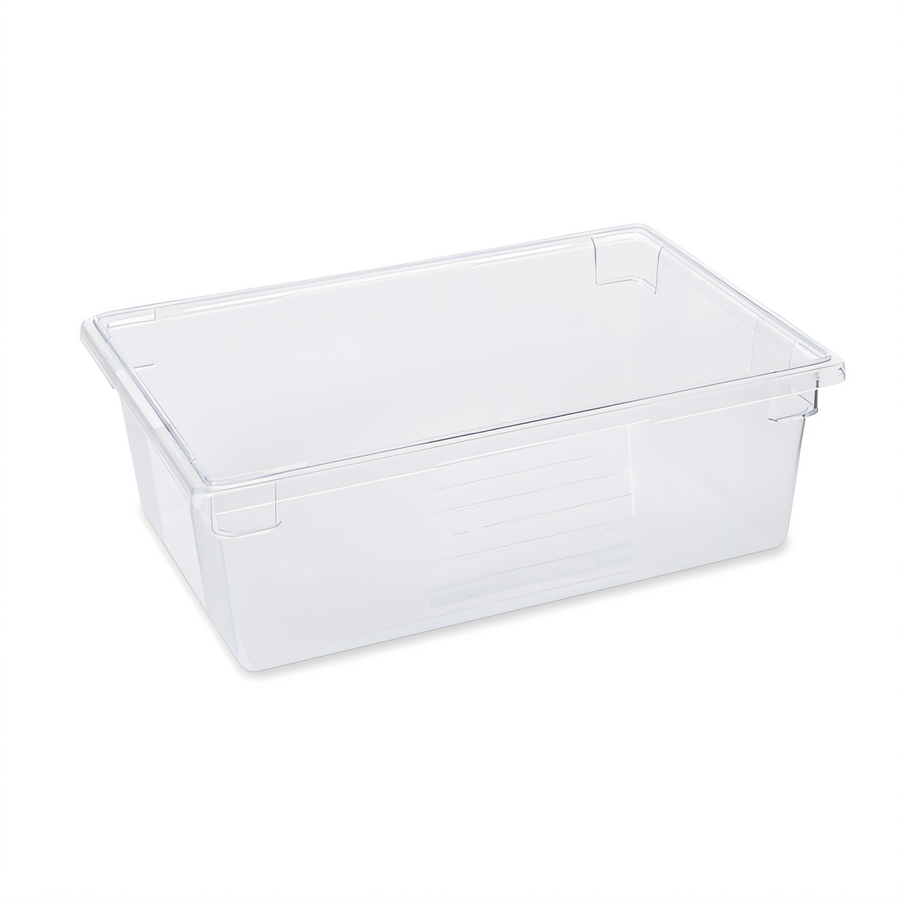 Product image #1 for Clear Polycarbonate Food/Tote Box with Date Control Panel, 12.5 Gallon, 26 x 18 x 9 Inches