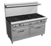 Thumbnail image #1 for Southbend Ultimate 60-Inch Gas Restaurant Range with 10 Open Burners and 2 Convection Ovens