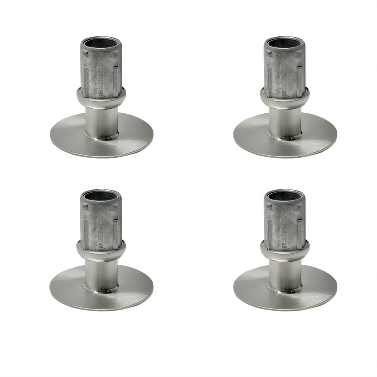 Product image #1 for BK Resources BK-SSRFAF-4 Shelf Casters & Leveling Feet