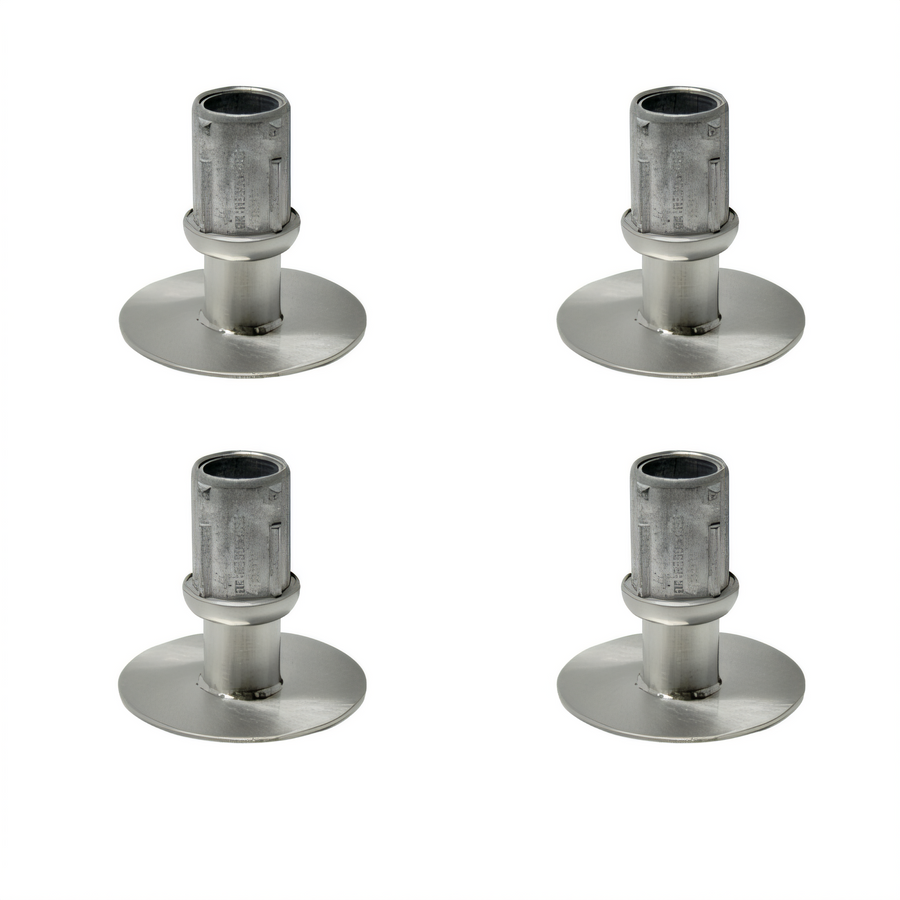 Product image #1 for BK Resources BK-SSRFAF-4 Shelf Casters & Leveling Feet