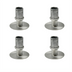 Thumbnail image #1 for BK Resources BK-SSRFAF-4 Shelf Casters & Leveling Feet