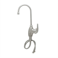 EverSteel Commercial Stainless Steel Single-Hole Deck Mount Single-Lever Faucet with 6-Inch Swing Nozzle