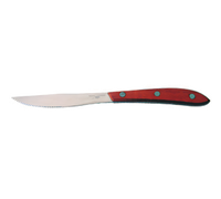 Admiral Craft 4-1/4 Inch Serrated Steak Knife with Pakka Wood Handle