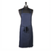 Thumbnail image #1 for Mercer Culinary Genesis No Pocket Bib Apron, Adjustable Neck Strap, Navy Blue, 33 x 23 in.