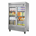 Thumbnail image #1 for True Two-Section Framed Glass Door Reach-In Refrigerator, Bottom-Mounted Refrigeration