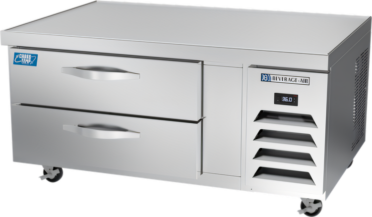 Product image #1 for Beverage-Air Cross Temp 48-Inch Two-Drawer Convertible Refrigerated/Freezer Chef Base