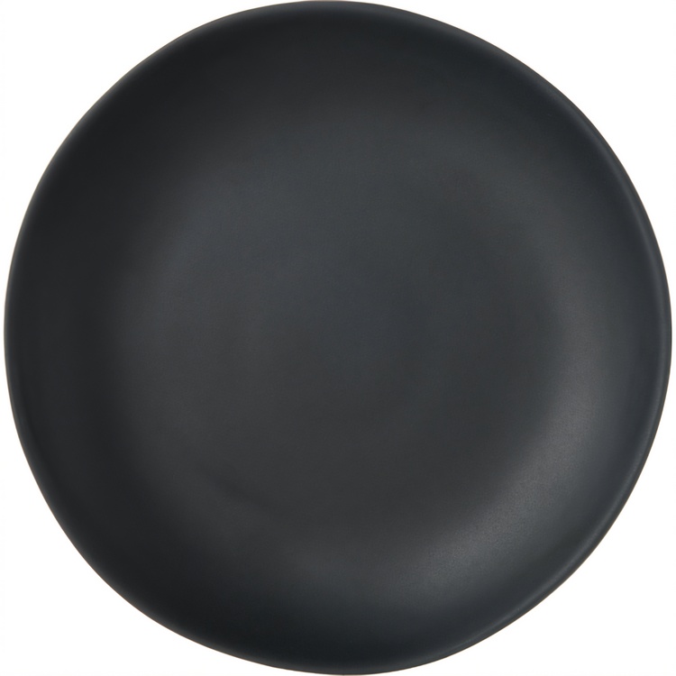 Product image #1 for Ridge 9-Inch Free Form Melamine Salad Plate, Slate, Matte Finish